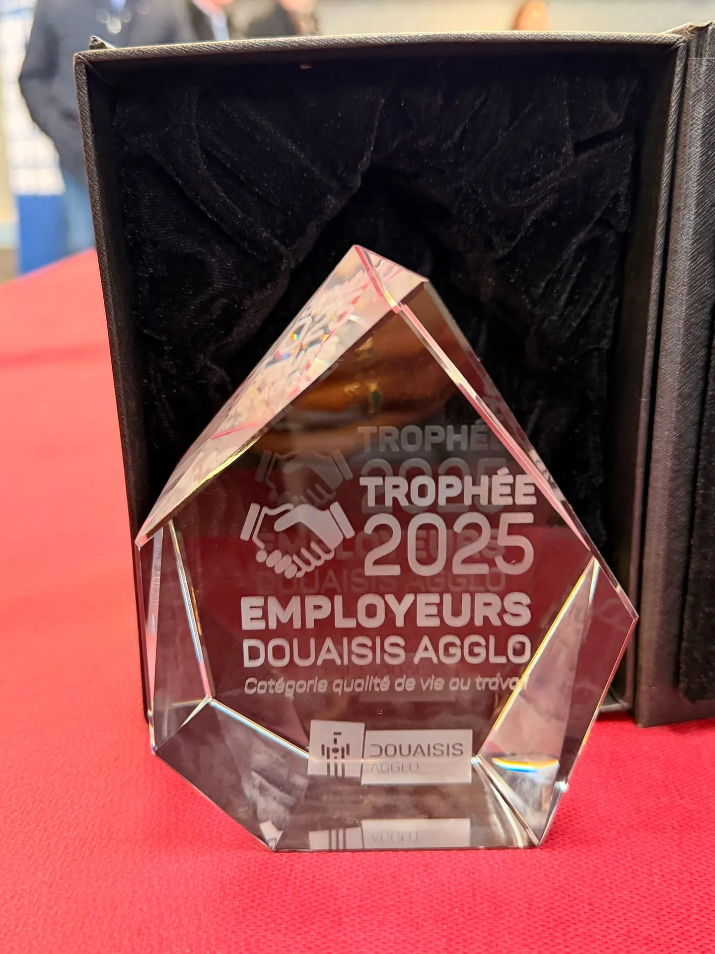 Theys reçoit le trophée “ Employeurs Douaisis Agglo 2025”