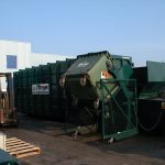 benne dechets pour recyclage