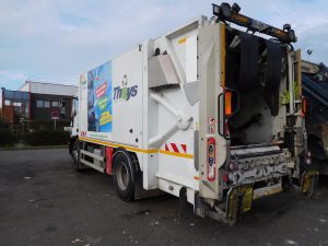 camion de collecte de déchets nord